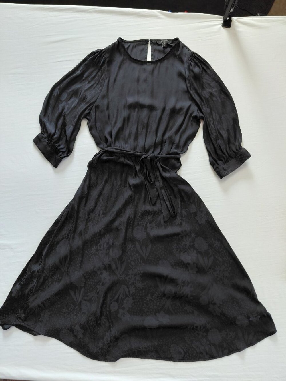 Black Floral Banana Republic dress